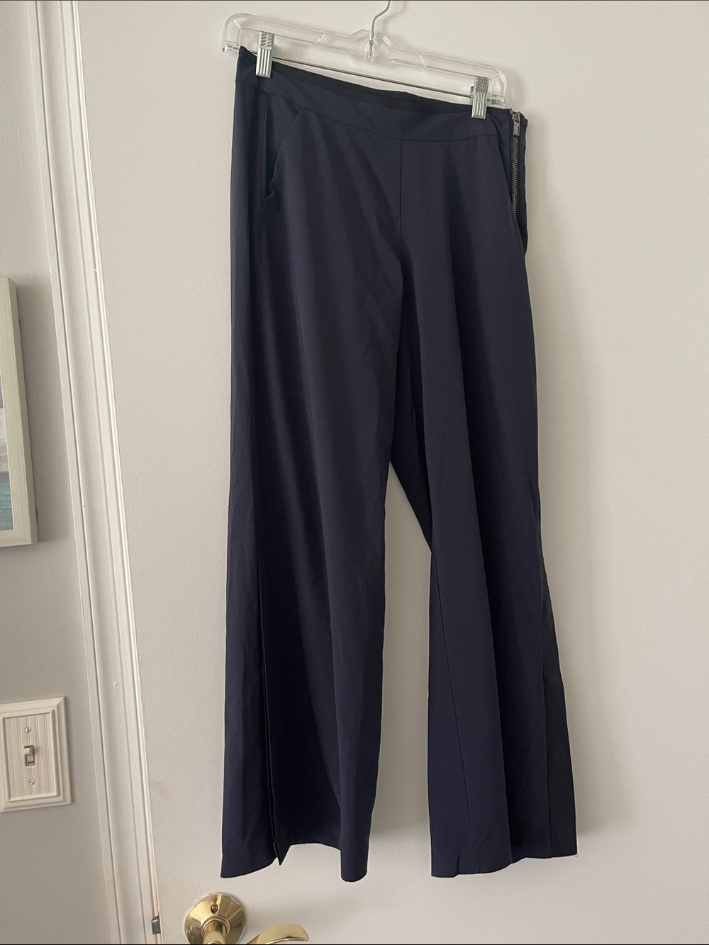 Athleta Navy Wide-Leg Women's Trousers